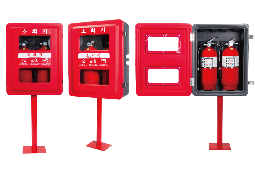 Double Fire Extinguisher Cabinet