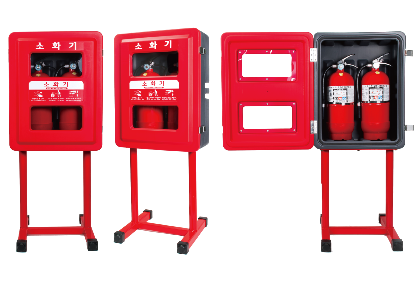Double Fire Extinguisher Cabinet