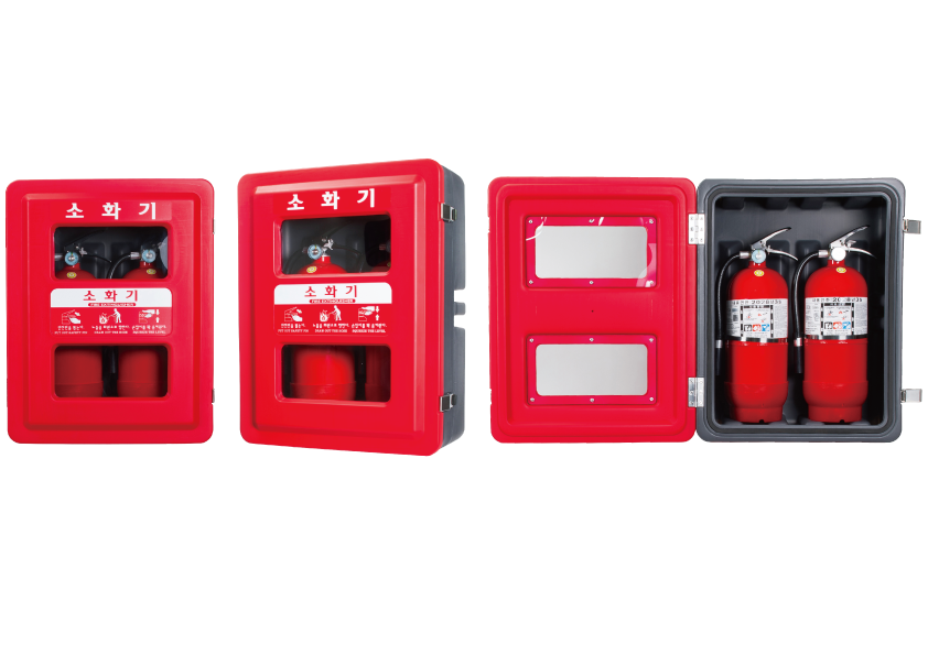 Double Fire Extinguisher Cabinet