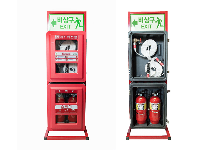 Fire Extinguisher & Simple Fire Hydrant Cabinet